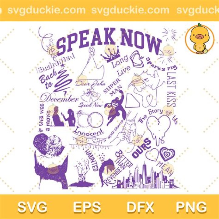 Speak Now Deluxe Edition SVG PNG