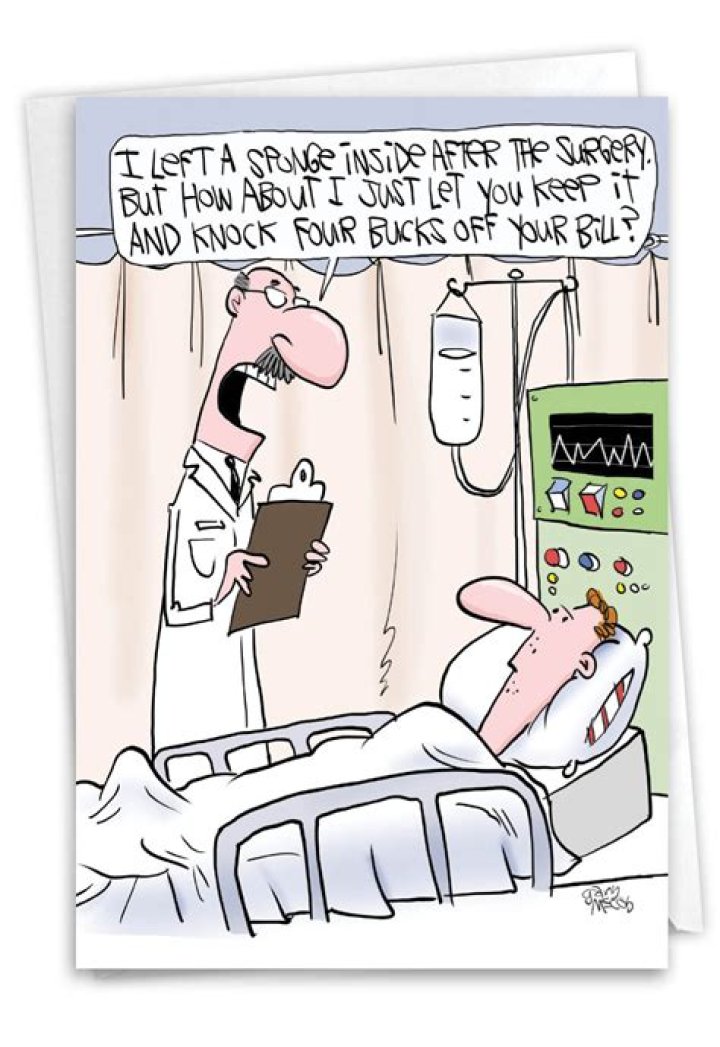 Sponge Surgery Mccoy Brothers Get Well Card By Gary Mccoy
