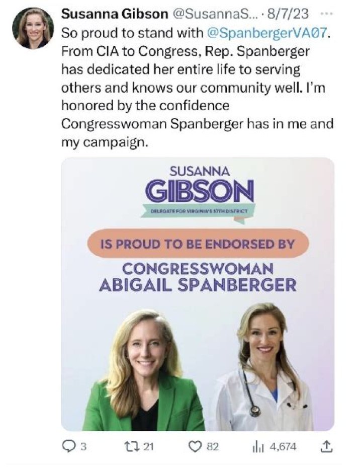 Susanna Gibson Leak Reddit Republican Leads Virginia Race Amid S*x Scandal