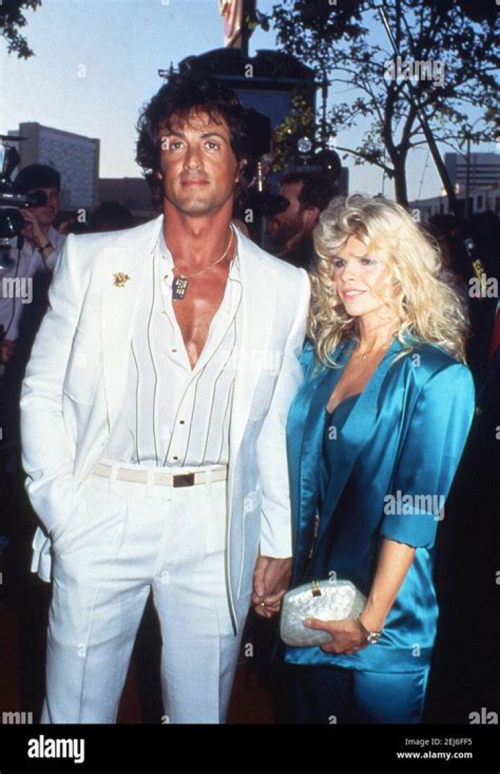 Sylvester Stallone And Wife Sasha Czack At Ghostbuste vrogue.co