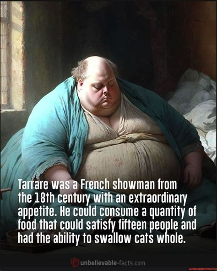 Tarrare, The French Showman Who Could Literally Eat Anything