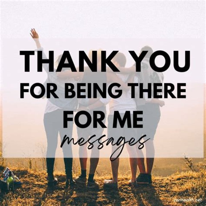 Thank You For Being There For Me Tumblr