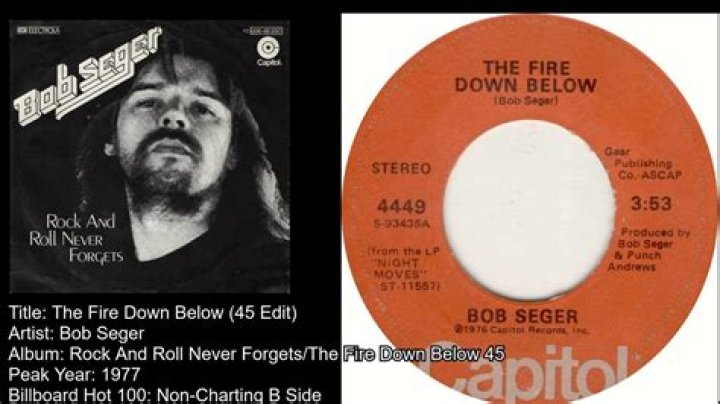 The Fire Down Below Bob Seger 2013 YouTube