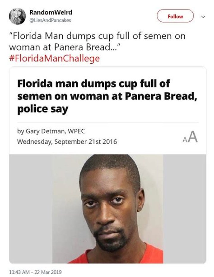 The Florida Man challenge The most ridiculous stories ever Film Daily