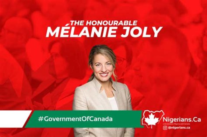The Honourable M&eacute;lanie Joly Prime Minister of Canada