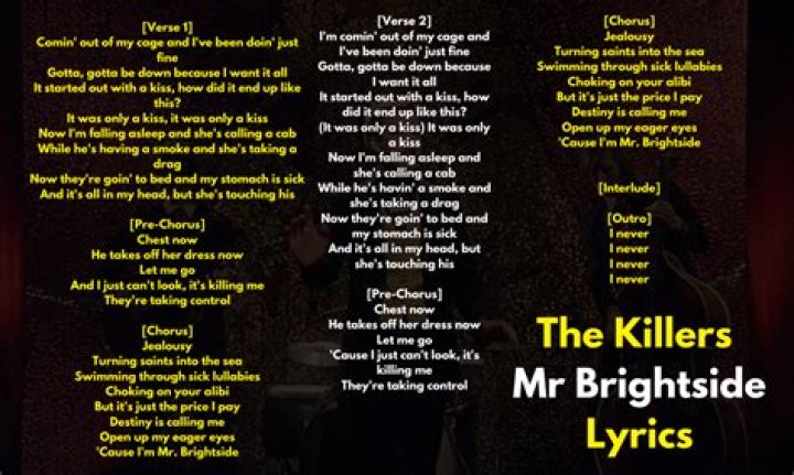 The Killers Mr. Brightside (Lyrics) 1 Hour YouTube