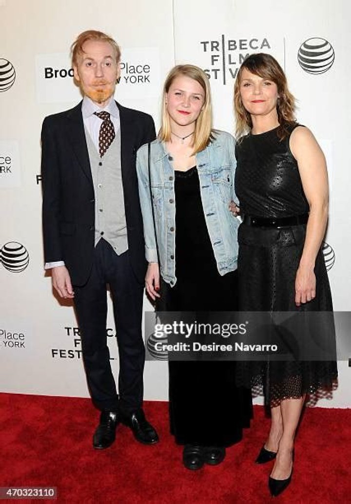 Timothy Doyle, Kathryn Erbe & daughter Maeve Kinney attending the