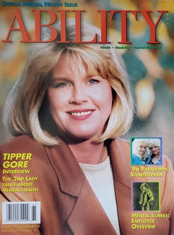 Tipper Gore ABILITY Magazine