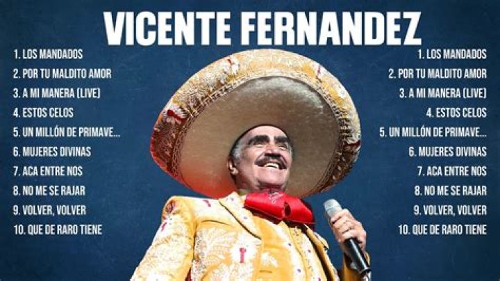 Top 10 when did vicente fernandez die 2022