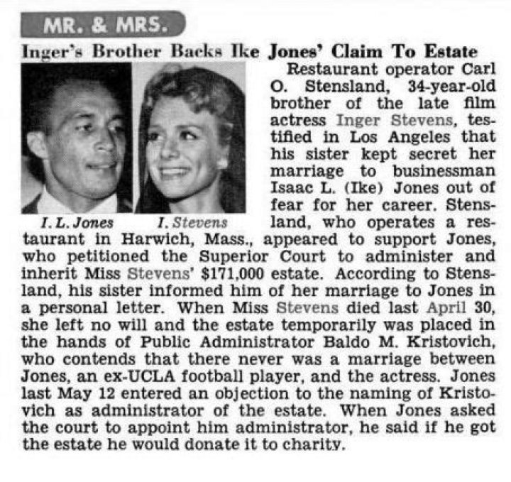 Uncover The Truth: The Daughter Of Ike Jones And Inger Stevens Revealed