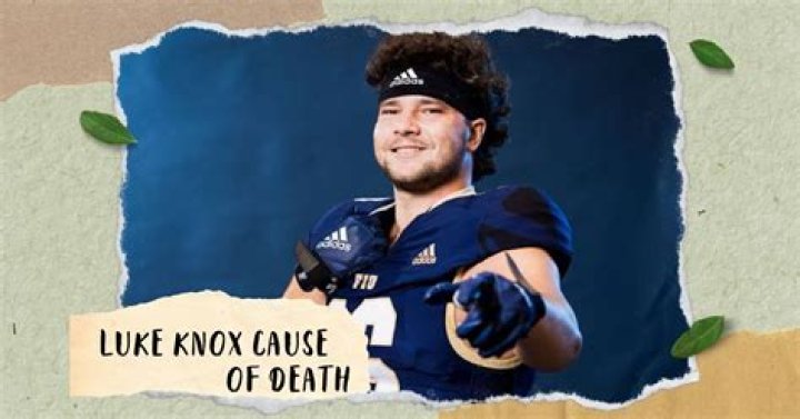 Understanding The Tragic Circumstances Surrounding Luke Knox's Cause Of Death