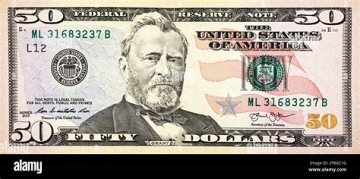 United States 50 Dollar Bill