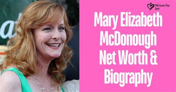 Unveiling The Life And Career Of Mary Elizabeth McDonough
