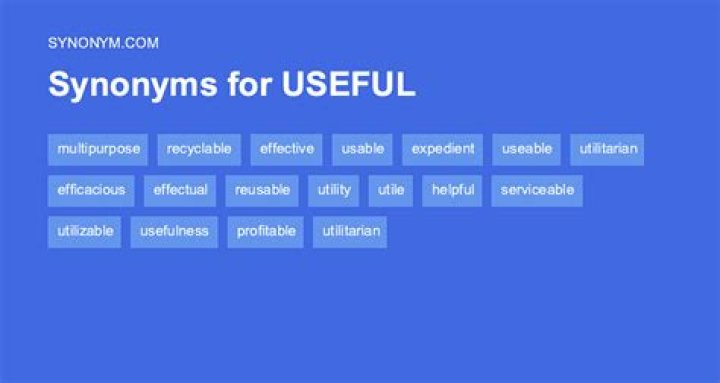 Useful Synonym
