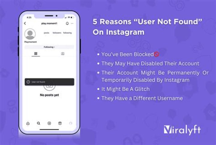 User Not Found Instagram Reasons & Solutions [2023 Updated]