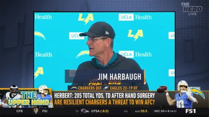 Watch Jim Harbaugh's daughter Grace passes vibe check with Saturday