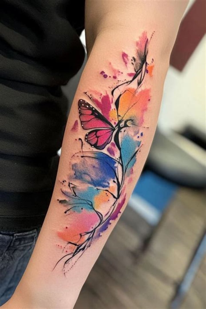 watercolor tattoo ideas Google Search Wrist tattoos for women