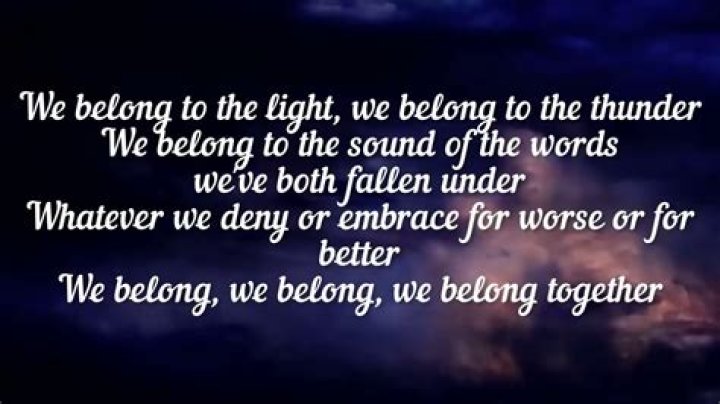 We Belong Pat Benatar Lyrics YouTube