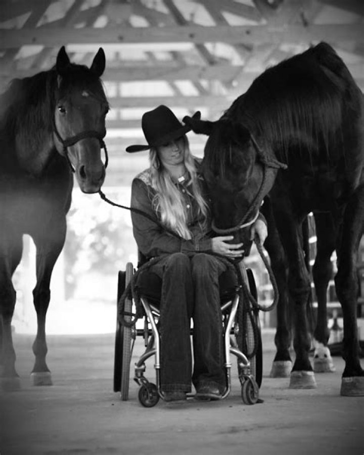 When Amberley Snyder, a wheelchairusing rodeo rider, was approached