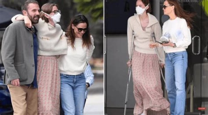 Why Does Violet Affleck Wear a Mask?