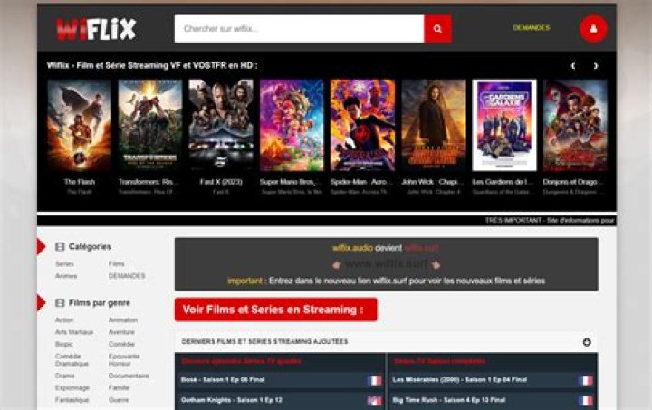 Wiflix plateforme de streaming