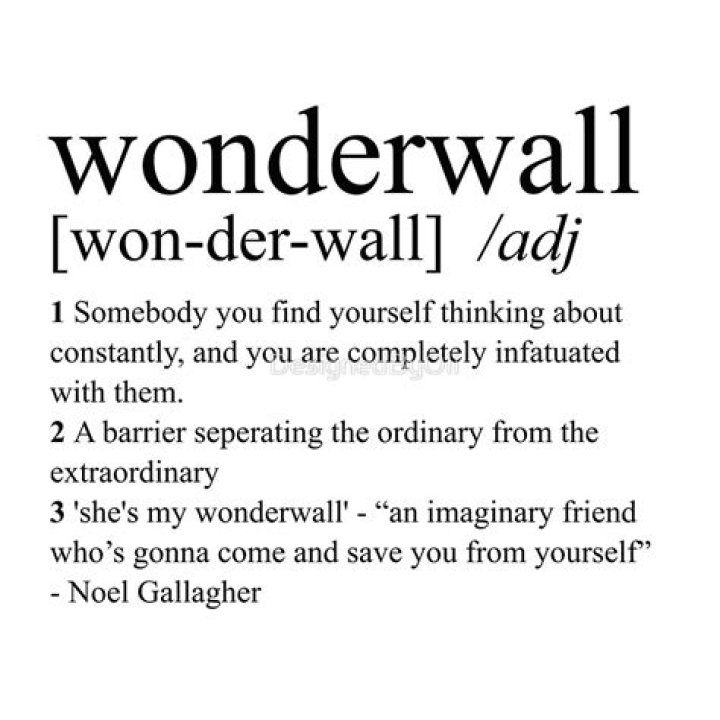 Wonderwall dictionary definition by DesignedByOli Dictionary