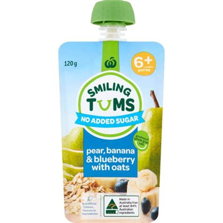 Woolworths Smiling Tums 6 Months+ Chicken & Vegetables 120g Woolworths