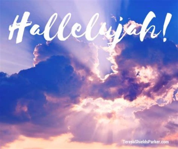 Word for the Day Hallelujah!