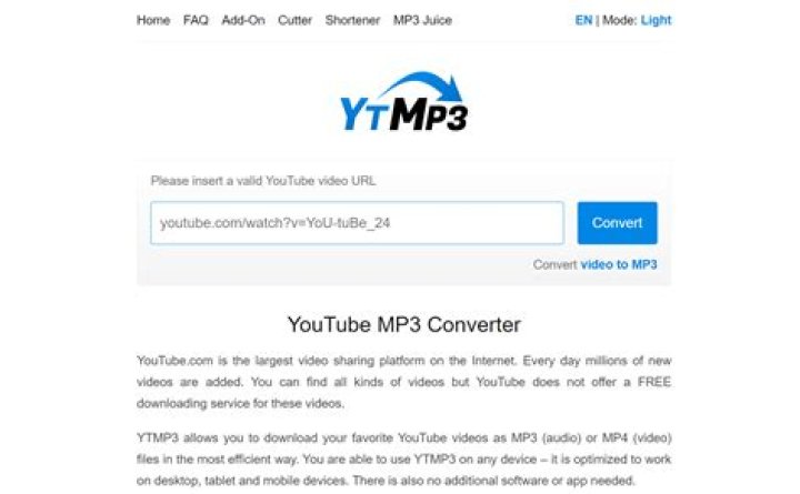 Ytmp3 Converter